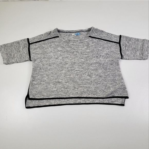 Madewell Small Textured Crop Sweatshirt Sweater Sz XL - Picture 4 of 11